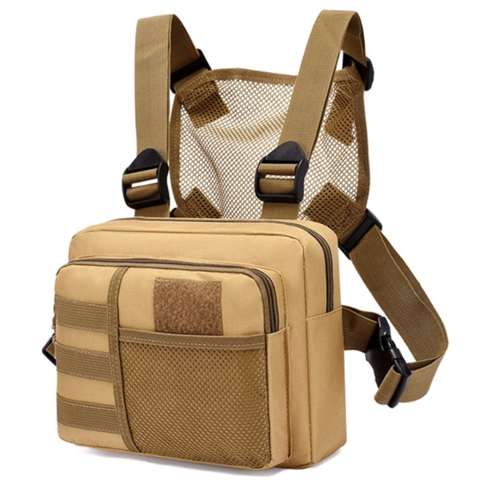 YA136 Waterproof Oxford Cloth Tactical Chest Bag Running Sports Vest Pouch YA136 Waterproof Oxford Cloth Tactical Chest Bag Running Sports Vest Pouch